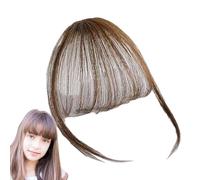 Clip in Bangs - Pince à cheveux créative à franges, fausses franges vaporeuses | Pince à cheveux à frange naturelle facile à utiliser pour les rendez-vous, les fêtes, les mariages, un usage quotidien.