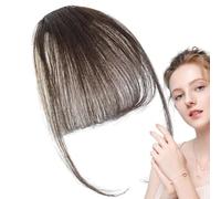 Clip In Bangs Real Hair - Extensions Human Hair, Clip On Bangs | Participé à la frange de couleur naturelle, air ordonné pour vêtements quotidiens, style naturel léger, utilisation quotidienne