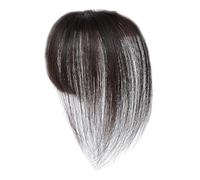 Clip in Fringe - Bechor - Topper invisible - Extensions de cheveux respirantes | Couverture réglable 100 % naturelle, changement de fourche respirant Toatpin Topper pour PE