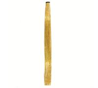 Clip In Hair Tinsel, Fairy Kit 22 Inches Glitter Colorful On Extensions For Accessories(12 pcs,Q12-JINSE_22INCHES)