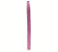 Clip In Hair Tinsel, Fairy Kit 22 Inches Glitter Colorful On Extensions For Accessories(5 pcs,Q12-QIANFEN_22INCHES)