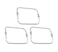 Clip Intérieur De Sac 3 Pièces, Poignée Intérieure De Sac En Forme De U, Cadre De Poignée De Sac, Ouvre-Porte En Alliage, Cadre D'Embrayage, Accessoires De Sac De Bricolage