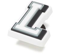 Clip Jibbitz Crocs Letter L Blanc TU