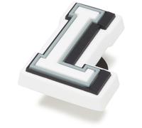 Clip Jibbitz Crocs Letter L Blanc TU