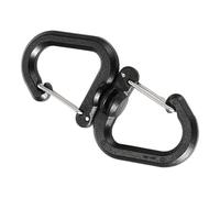 Clip juré extérieur - crochets rotatifs rotatifs, clip en métal de verrouillage | Carabiners pour porte-clés d'extérieur durables avec crochets de camping à libération rapide à 360 g