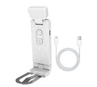 Clip Light - Timer à 6 niveaux de niveau de 45 minutes pour lampe portable, USB rechargeable avec une conception compacte flexible en feux de garde, lampe de lecture pour le chevet, le dortoir, la bib