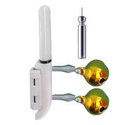 Clip Lumineux pour Canne À Pêche - Lumières De Pointe De Canne pour La Pêche De Nuit, Indicateur De Bâton Lumineux Étanche, Étanche, Ne Tombe Pas Facilement | Lampe De Recherche De Poissons,