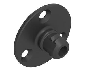 Clip mÂle 15kg a visser pc-svmx - Pour panneau d'épaisseur mini : 19 mm - Charge : 15 kg - Décor : Noir - Fixation : A visser - Matériau : Acétal/copolymère - FASTMOUNT
