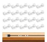 Clip Métallique Pour Cordons, 20pieces Not De Gestion De Cordon Non Coupable, Organisation De Fil De Bureau Adhésif Pour Câbles USB, Cababe Et Ethernet, Cablle De Souris, Clavier