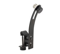 Clip Microphone Pour Batterie, Support Ajustable En Aluminium, Anti - Vibration, Fixation 10-30 mm - Protection Par Mousse Souple, Réglable En Hauteur, Montage Stable Pour Micr