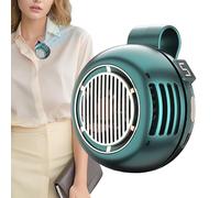 Clip On Bladeless Rechargeable Fan - 360 Rotating Mini Cooling For Neck Desk Travel Summer | USB Bladeless Airflow Quiet Motor Clip Mount Lithium Battery Fast Charge Compact Hands Free Use