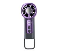 Clip on Car Fan, Portable Truck Fan, 4.65 Inch Usb Wind Blower with Led Display, Hook Integrated Battery Cooling Fans, Summer Driving Accessory for Students, Outdoor Kitchen Camping Beach Travel Gear