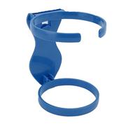 Clip on Cup Holder, Portable Insert Drink Holder for Beach Bags and Daily Use Features a Multipurpose Clip for a Firm Grip on Various Bags (Blue)