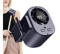 Clip on Fan, Clip Desk Waist Neck Fan, 199 Speed Rechargeable Quiet Strong Airflow Adjustable Speed, Portable Cooling Device for Travel Outdoor Camping Beach Office Bedroom Use, 2.83 Inches