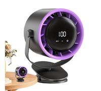 Clip On Fan - Pro | Turbine Blower - Ventilateur À Clip Haute Vitesse 100 Vitesses Écran Numérique 4000mah Rechargeable Souffleur D'Air Pour Bibliothèque Et Bureau Haute Performance | 2026 Pro