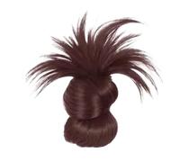 Clip On Feathered Bun Wig, Soft Messy Hairpiece with Lightweight Natural Look, Comfortable Everyday Hair Clip for Women, Girls, Friends, and Work Colleagues