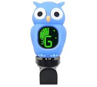Clip On Guitar Tuner - Chromatic Clip Tuner A0-C8 | Owl Design Acoustic Guitar Bass Ukulele Violin Tuning Tool | Fast Response Instrument Accessory For Music Practice And Performance Use