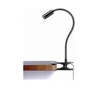 Clip On Light, Dimmable Aluminum Reading Lamp, Eye Protection Book Clamp Lamp, Clip On Lamp compatible Desk Bedside Bed Headboard Or Deep Focus, Flexi
