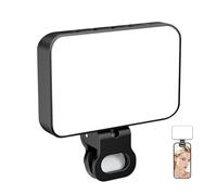 Clip on LightFor Phone - Travel Rechargeable Clip Lamp, Live Streaming Fill Light| Video Photography Recording Home Studio Selfie Makeup Use, Portable LED Light, Adjustable Brightness, Smartphone an