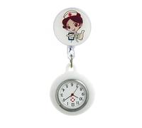 Clip on Nurse Pocket Watchs Watch Nurse for Hospital Professional with Retractable Badge Reel Read Read Cals Hospital Professional