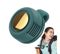 Clip On Personal Fan - Portable Bladeless Rechargeable Waist Fan, Quiet Cooling Device, 3 Adjustable Speeds, 360 Degree Rotation Design | Travel Accessories For Outdoor Camping Hiking Vacation