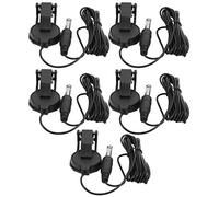 Clip - On Pickup Universel, Accessoire Instruments de Musique, 5 Pièces Noires - Compact et Pratique, Réduction de Bruit, Compatible Violon, Guitare et Violoncelle