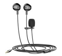 Clip On - Podcast Microphone Casque, Connexion USB Plug Play | Réduction du bruit Microphone d'enregistrement pour streaming par ordinateur Interview Voice Studio Content Création