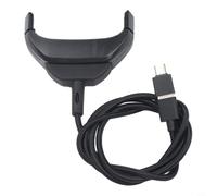 Clip-On pour chargeur de type C pour Zebra TC51 TC510K TC56 TC52 TC57, adaptateur de charge industriel Pogo Pin avec câble PUR, boîtier ABS résistant aux chocs pour logistique de roulement