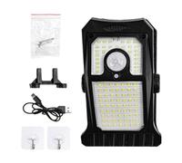 Clip On Solar Lights - 3-Mode Motion S | Solar Clip On Lights Outdoor For Fence Wall, Bright LED Motion Sensor For Gutter Home, Durable; Perfect For Security Lighting Night Safety