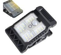 Clip On Solar Motion Lights Capteur de mouvement | 11,2 x 7,4 cm Solar Lights Clip On Waterproof, Security Lighting Accessories for Home Fence, Patio, Garden Garage, Camping, Gate, Deck, Yard, Pathway