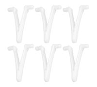 Clip papillon de piscine - Pinces à filet pour piquet de piscine pour nettoyer les de piscine,Piscine Skimmer V Clip Mesh, Brosse et skimmer, Pole Net Clips Nettoyage des de piscine