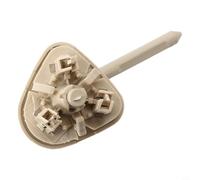 Clip pare-soleil pour (2003-2012) et F3/F3R - Beige plastique & métal support arbre rotatif intérieur avant droit