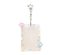Clip Photo en Acrylique, Porte-clés Portable, Cadre Transparent avec Fixation sécurisée, Affichage de mémoire pour et Adultes, Mini Accessoire de vec Design Amusant, Cadeau de fête