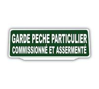 Clip Plaque Pare-Soleil Garde Pêche Particulier Rétro-Réfléchissant