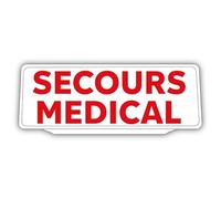 Clip Plaque Pare-Soleil Secours Médical Rétro-Réfléchissant