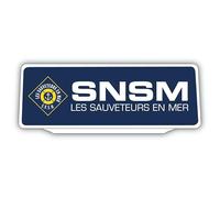 Clip Plaque Pare-Soleil SNSM Sauveteurs en Mer Rétro-Réfléchissant