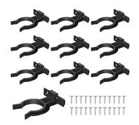 Clip Plinthe Cuisine, 10 Pièces Fixation Plinthe Cuisine avec 22 Vis, Clip pour Plinthe Cuisin 32 mm à 35 mm Clips Plinthe Cuisine pour Canapés Tables Lits Armoires