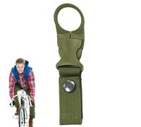 Clip porte-bouteille de randonnée 16 x 3,5 cm nylon PP - crochet sac à dos extérieur | Anneau de suspension pour bouteille d'eau, vélo, moto, golf | porte-bouteille portable léger de camping, escurs