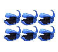 Clip Porte-Canne | Lot de 6 Accessibles Réutilisables Antidérapables pour Mouche,Porte-Canne - pour Vacances Anniversaire Rivière Lac Eau Peu Profonde Jig Traîne Lancer