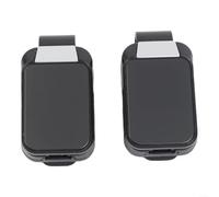 Clip Porte-Lunettes Auto ABS pour robuste Clip Porte-Lunettes | Accès une main, conduite sécurisée, minimise distractions, mécanisme fluide, idéal autoroute(Black-2)