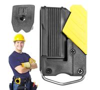 Clip Porte-Mètre Ruban, Étriers Accroche-Porte-Outils pour Mètre Ruban, Holster Organisateur à Crochet Verrouillage pour Menuiserie Travail Extérieur Chantier Bricolage Loisirs
