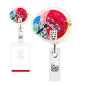 Clip pour badge d'identité, porte-badge | Jouet à secouer pour orgue - Clip rétractable pour hôpital, conférence, infirmières, chirurgiens, personnel, école, médecin, lieu de travail