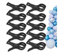 Clip pour ballons - Crochet ABS de 3,54 pouces | Accessoire de fête en - Ensemble de clips de de 10 pièces pour les photos d'anniversaire, les mariages, les événements ou