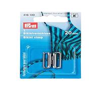 Clip pour bikini métal 20mm argent