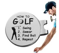 Clip pour chapeau de marqueur de balle de golf, marqueurs de balle de golf | Porte-marqueur de golf sportif Conception d'aimant à dégagement ra