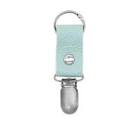 Clip pour chapeau en forme de bec de canard, clips en cuir synthétique pour tenir le chapeau sur le sac, portable pour voyage sur un sac, Bleu clair 2, Refer to description, Unisexe