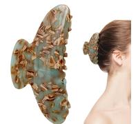 Clip Pour Cheveux - Résout D'attente De Cheveux, Clip De Cheveux Non Slip | Élégant Clip De Conception De Coquille De Clip, Clip De Griffe En Marbre Acétate De Cellulose, Pour Cheveux