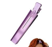 Clip pour compartiments - sans plis | pour coiffeurs - Outil de coiffure en métal sans trace - à bec de maquillage Lavage du visage Soin de la peau Professionnel M