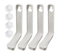 Clip pour drap de lit - 4 clips pour drap-housse avec boucle de verrouillage | Attaches de draps de sécurité | Boucle de fixation robuste | Clips de fixation pour couette | Attaches pour couette et