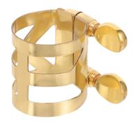 Clip pour embouchure de saxophone - Doré laqué - Saxophone général/ténor et clarinette - Bakélite - Attache ligature